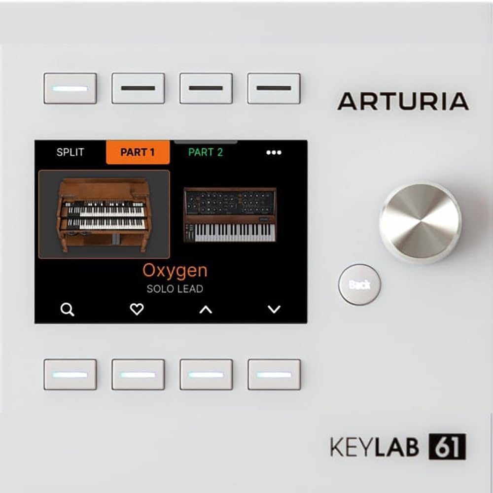 Arturia 231631 KeyLab 61 Mk3 61-Key USB MIDI Controller Keyboard White (Renewed)