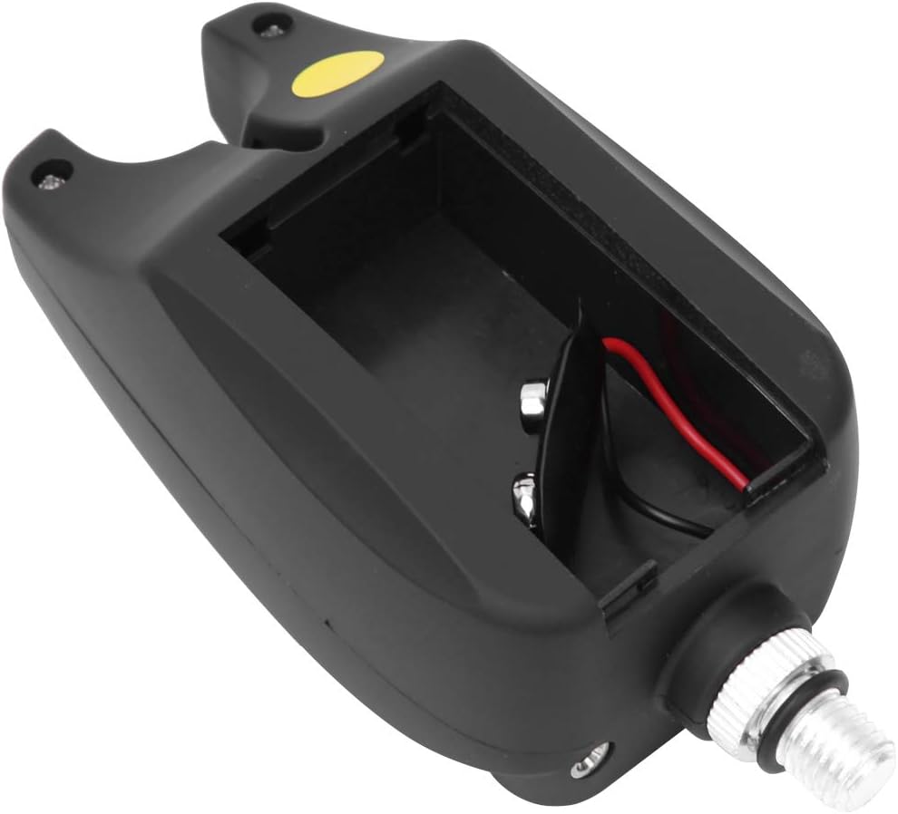 High Sensitive Electronic Fishing Bite Alarm Indicator LED Light Alert, 4 Fish Bite Alarm with 1 Receiver Indicator Sound for Other Fishing Tools and Accessories