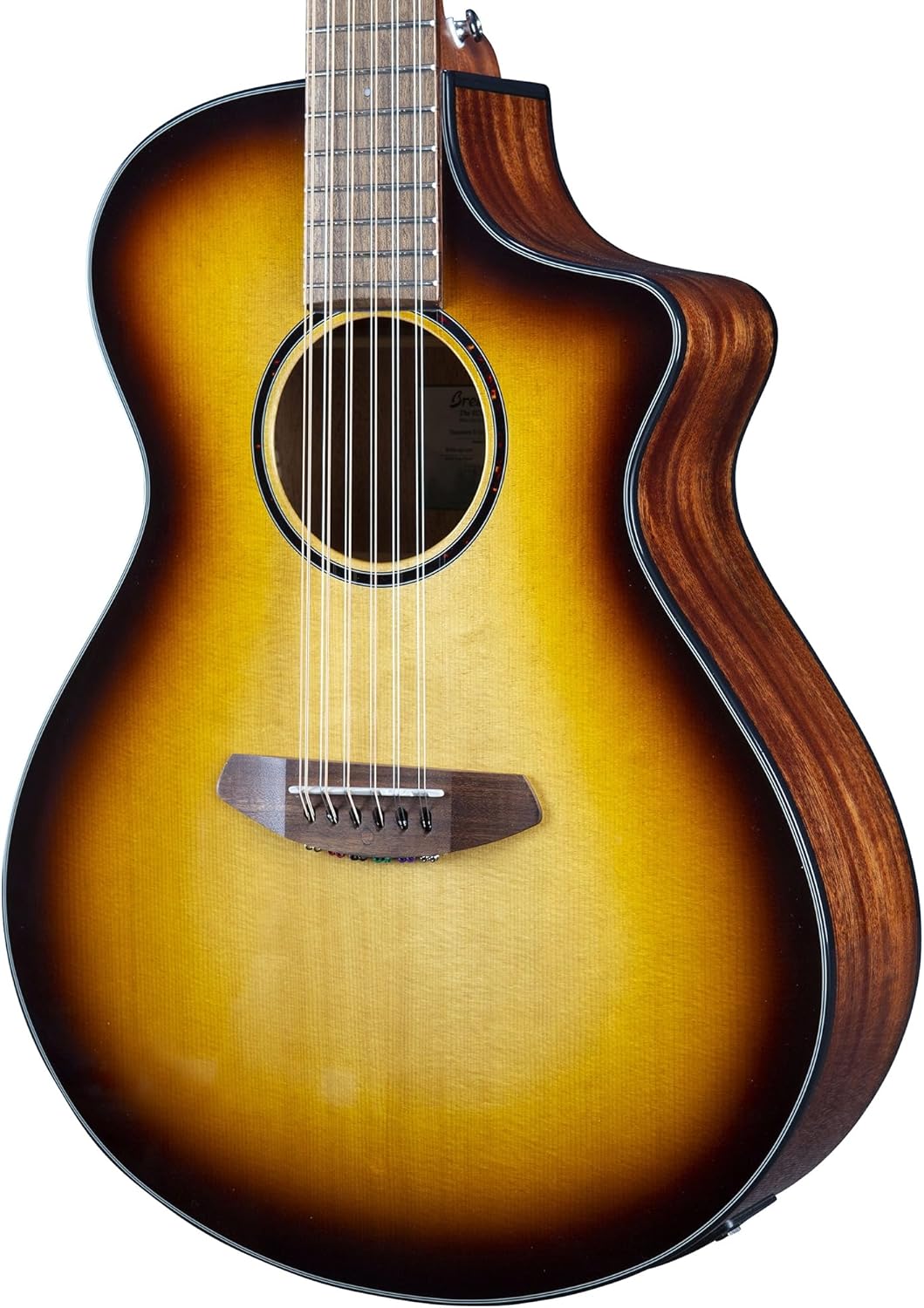 Breedlove Discovery S Concert Edgeburst 12 String CE European-African mahogany Acoustic Guitar
