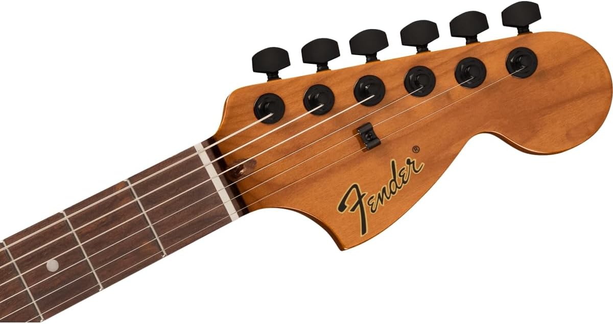 Fender Tom DeLonge Starcaster Semi-hollowbody Electric Guitar - Satin Shell Pink