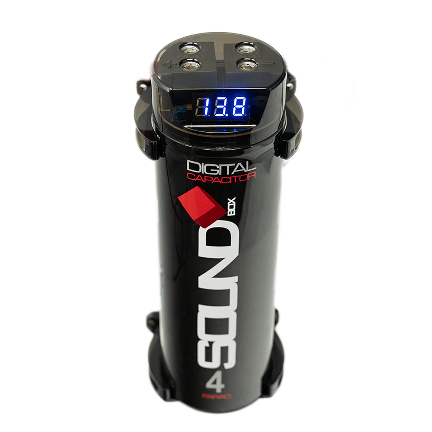 SoundBox SCAP4D, 4 Farad Digital Capacitor w/Distribution Top