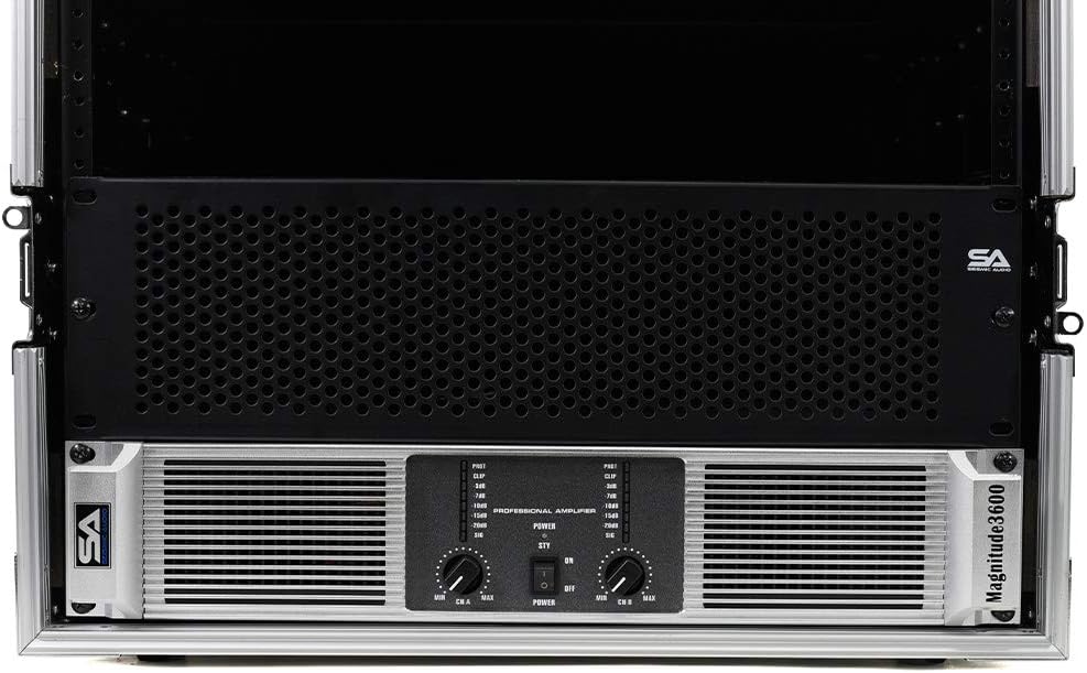 Seismic Audio - SA-PTR-10U - 10 Space Pro Audio DJ Road Rack Case - Pro Tour Grade 10U Rack