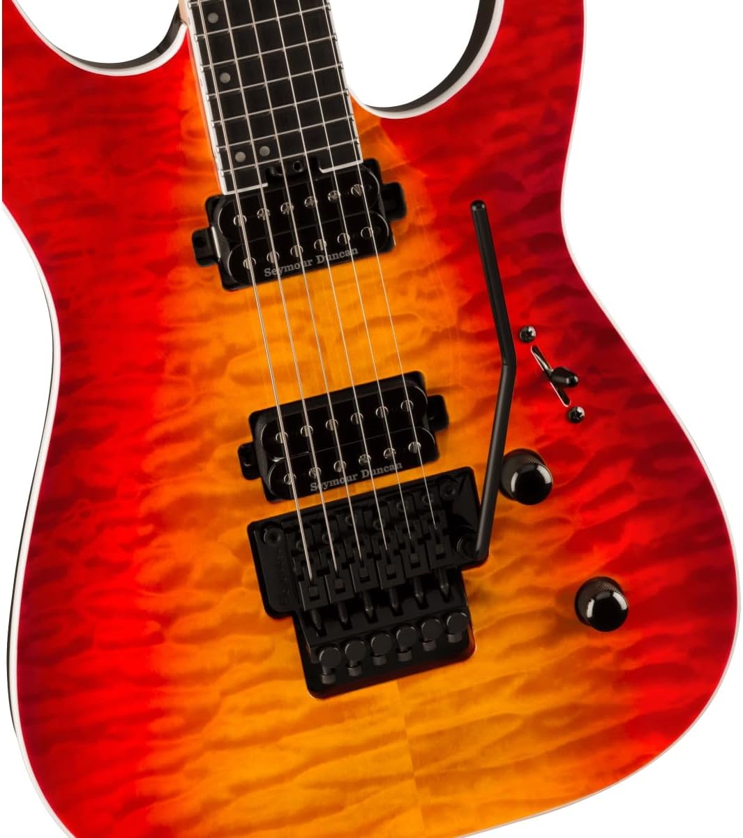 Jackson Pro Plus Series Dinky DKAQ Electric Guitar - Firestorm