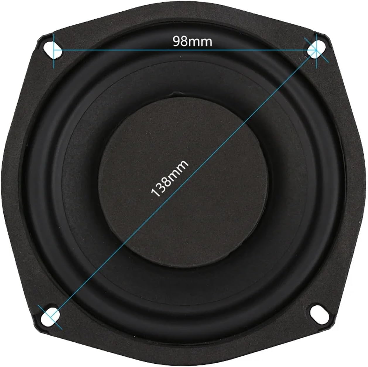 5.25 Inch Subwoofer Audio Speaker Super Power Music Loudspeaker 4 8 Ohm 120W Bookshelf DIY Sound Speakers(4 Ohm Speaker)