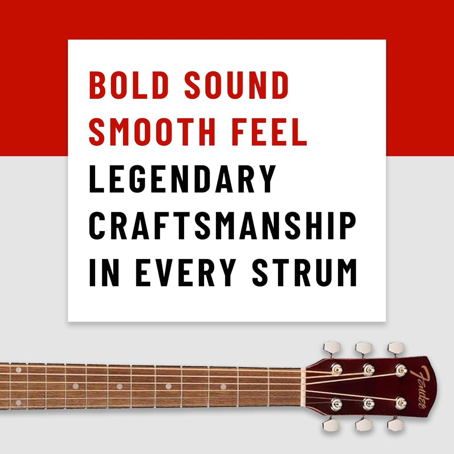 Fender Dreadnought Acoustic Guitar - Natural Bundle with Hard Case, Strap, Strings, Picks, and Austin Bazaar Instructional Video