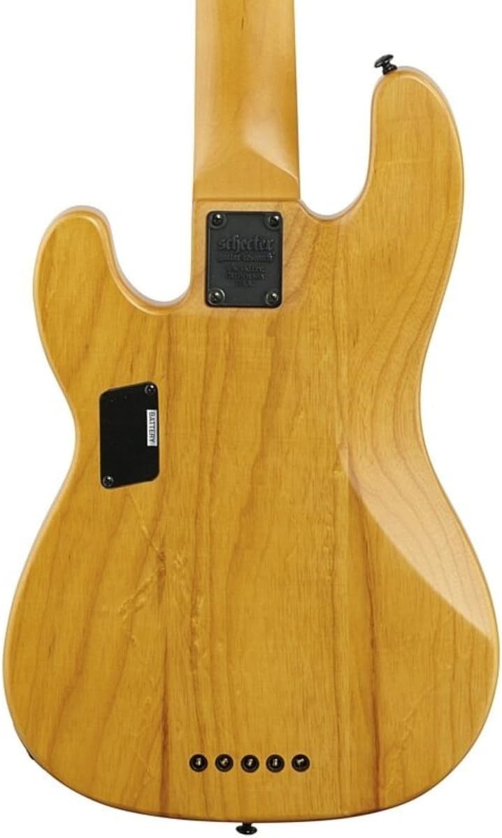 Schecter 2848 4-String Solid-Body Electric Guitar, Aged Natural Satin