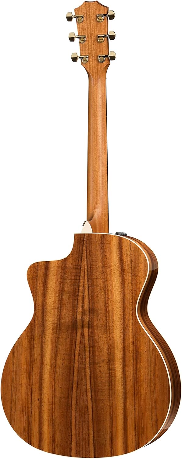 Taylor 214ce-K Deluxe Acoustic-Electric Guitar - Natural with Layered Koa Back & Sides