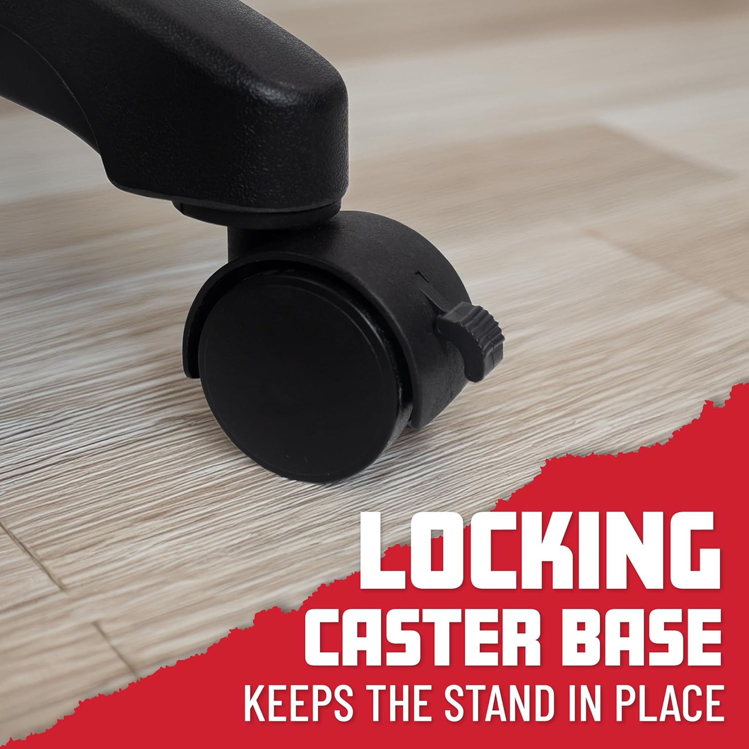 Gator Frameworks Adjustable Rolling Mixer Stand with Locking Casters and Headphone Hanging Rack, (GFW-MIXERCART-0400)