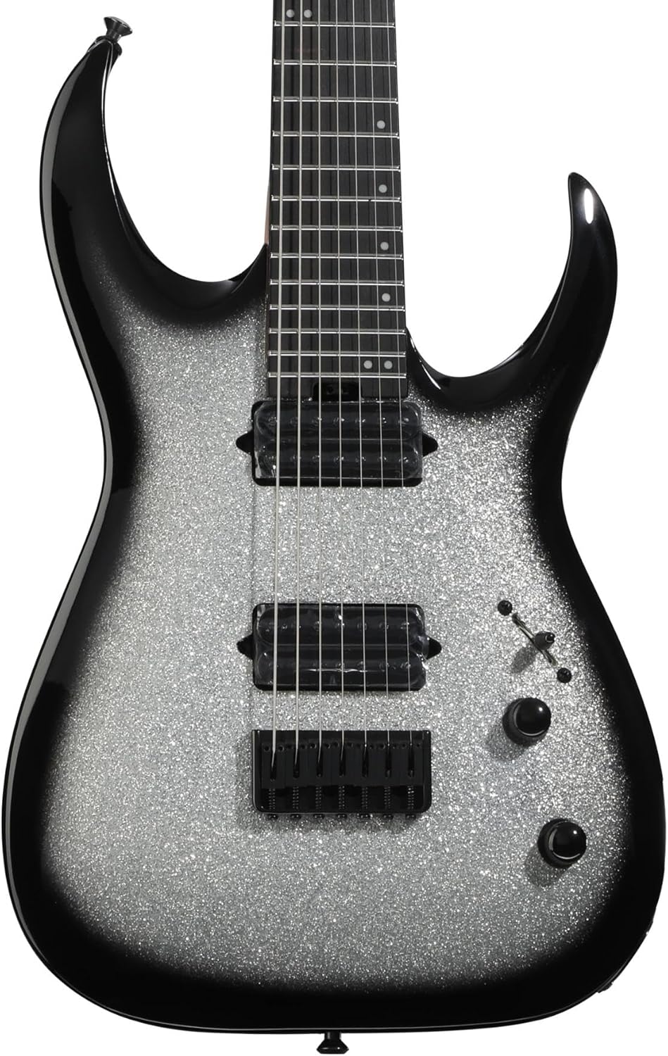 Jackson Pro Plus Signature Misha Mansoor Juggernaut HT7P 7-string Electric Guitar - Silverburst Sparkle