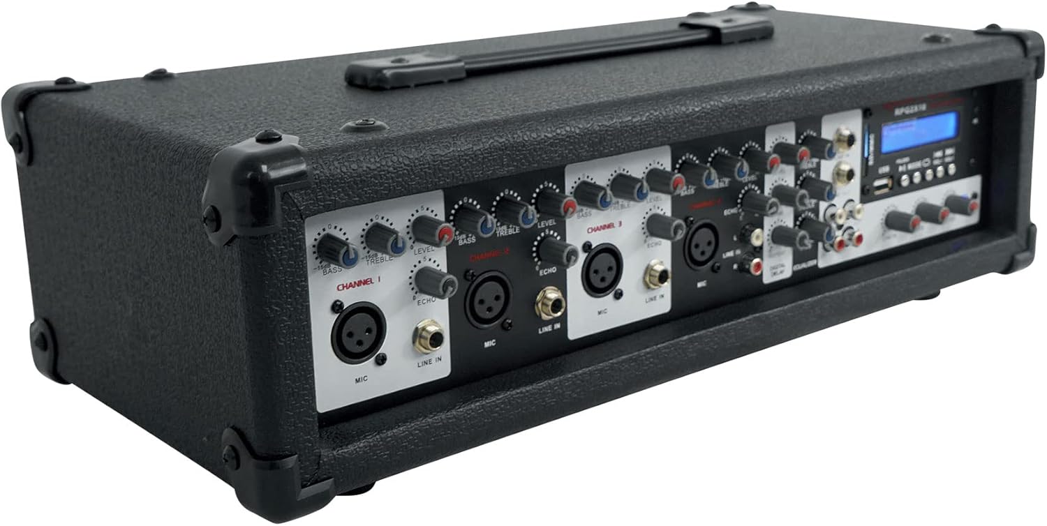 Rockville RPG2X10 Package PA System Mixer/Amp+10