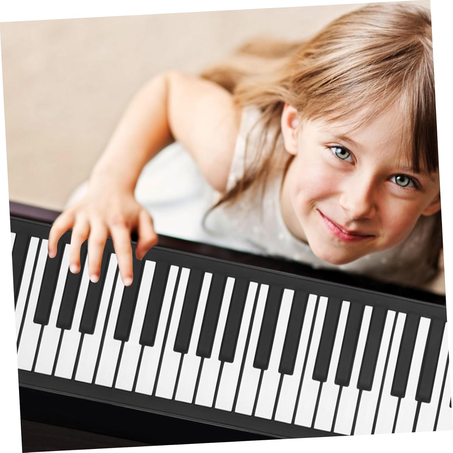 HANABASS Keys Portable Up Piano Electronic Digital Keyboard with Tones Built Recording Rhythm Functions for Adults Versatile Music Experience