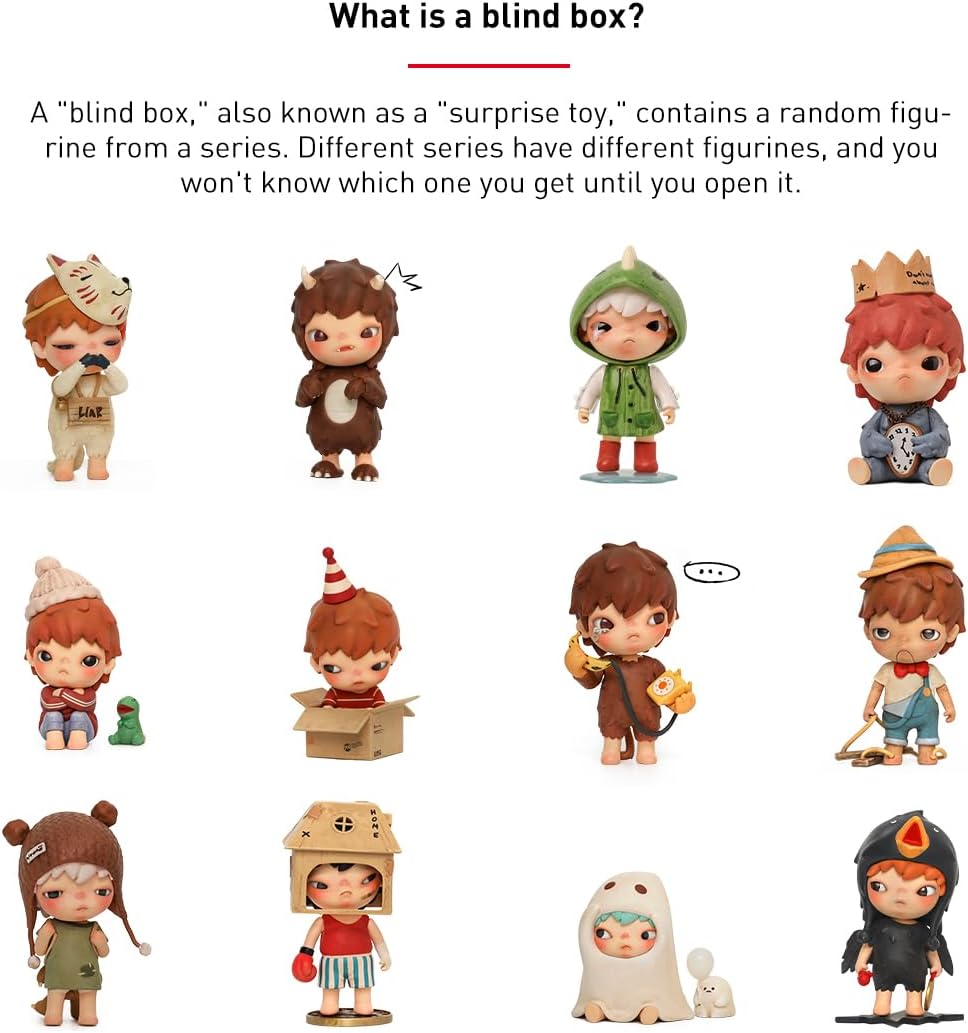 POP MART Hirono The Other One Blind Box Figures, Random Design Box Toys for Modern Home Decor, Collectible Toy Set for Desk Accessories, 12PC