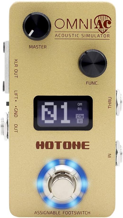Hotone Omni AC Simulation Guitar Bass Effects Pedal