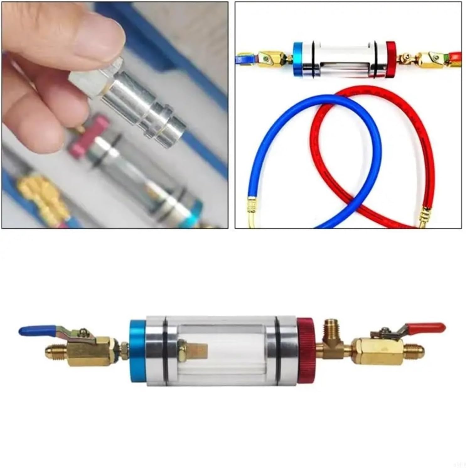 Car Air Conditioning R134 Refrigeration Adding Tool Features High Precise Measurement
