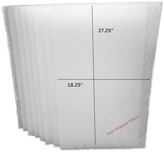 Fast-Shipped-Filters 8 Pack 20x30 Replacement Filter Pads Designed to Fit with Totaline Air Cleaner Refill White
