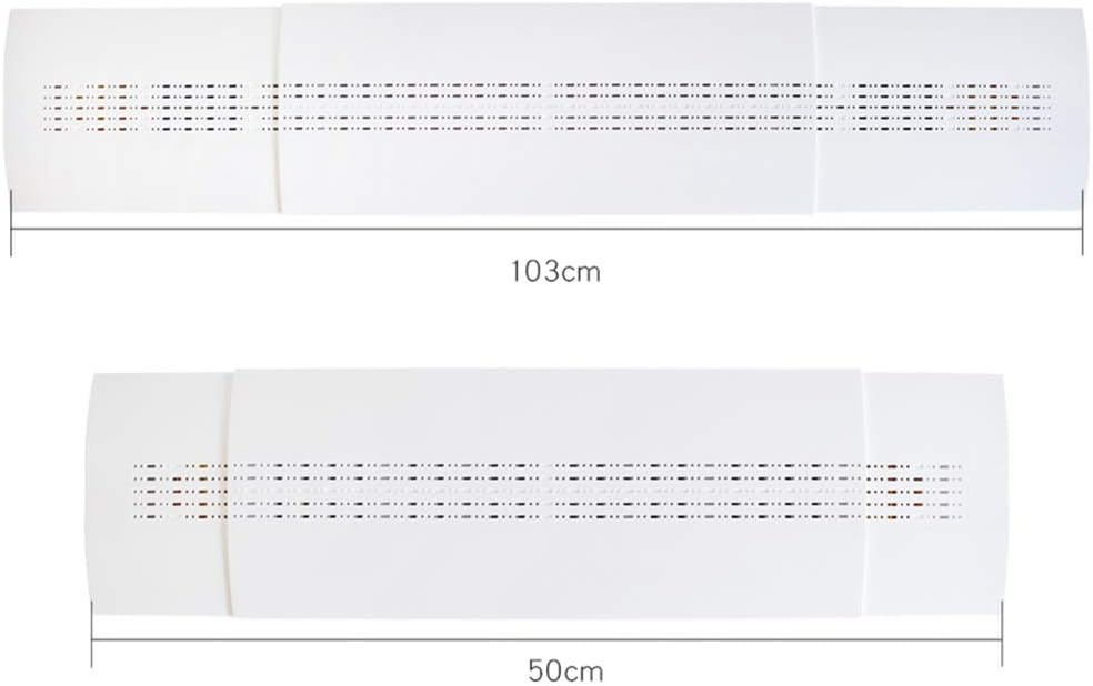 Adjustable Air Conditioner Deflector Confinement Air Deflector Outlet Air Wing Air Cooled Anti Blast Baffle Wind Direction Telescopic Windshield for Home