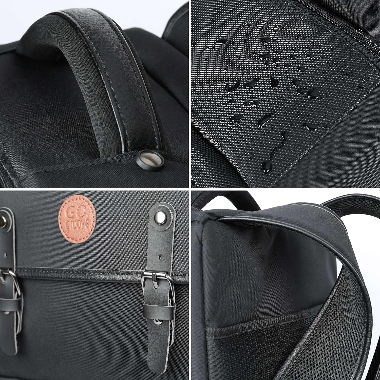 GOgroove MIDI Keyboard Backpack - MIDI Keyboard Case Compatible with Novation Launchkey 25 Key Keyboard, DJ Headphones, and More Studio Equipment with Customizable & Scratch Resistant Interior