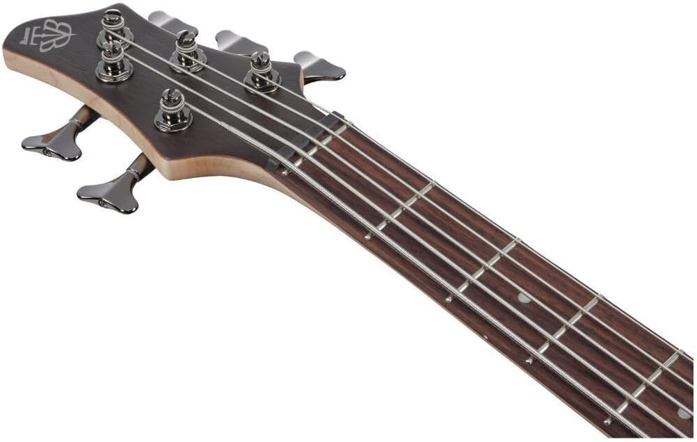 Ibanez BTB605 Standard 5-String Bass Guitar, Rosewood Fingerboard, Transparent Gray
