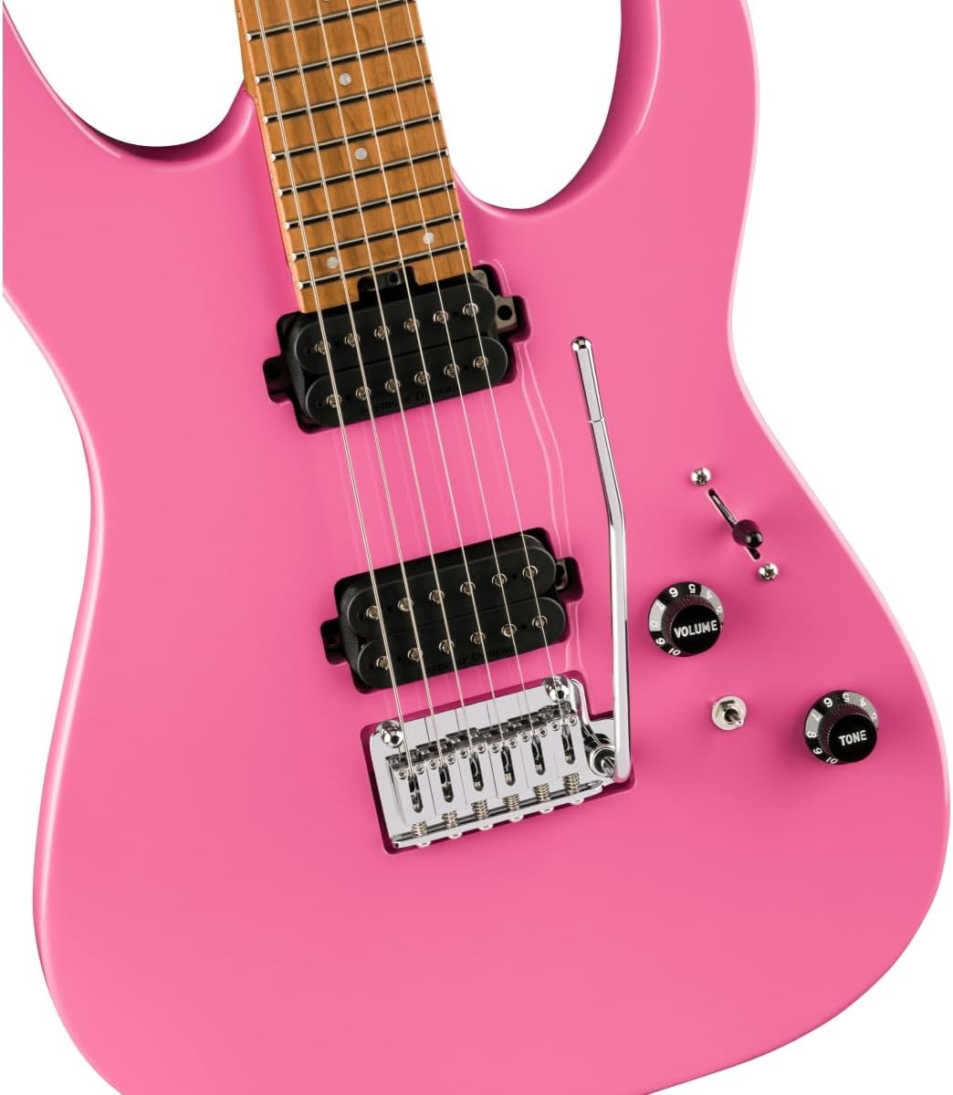 Charvel Pro-Mod DK24 HH 2PT CM Electric Guitar - Bubblegum Pink