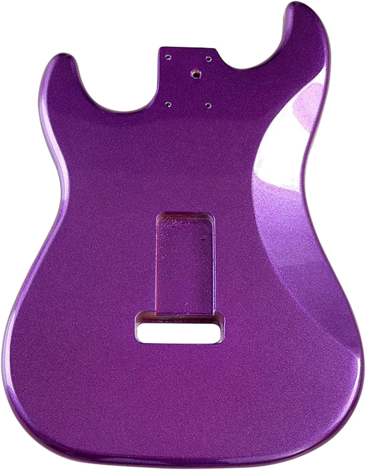 Metallic Purple Color Poplar Wood Electric Guitar Body DIY Guitar Parts Guitar Barrel Body 5.7cm Pocket Width DIY Guitar Kit