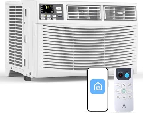 TrailBlaze 8000 BTU Window Air Conditioner with WiFi, Ultra Quiet 3-in-1 AC Unit with Remote, Energy Efficient Cooling for Rooms up to 350 Sq. Ft.