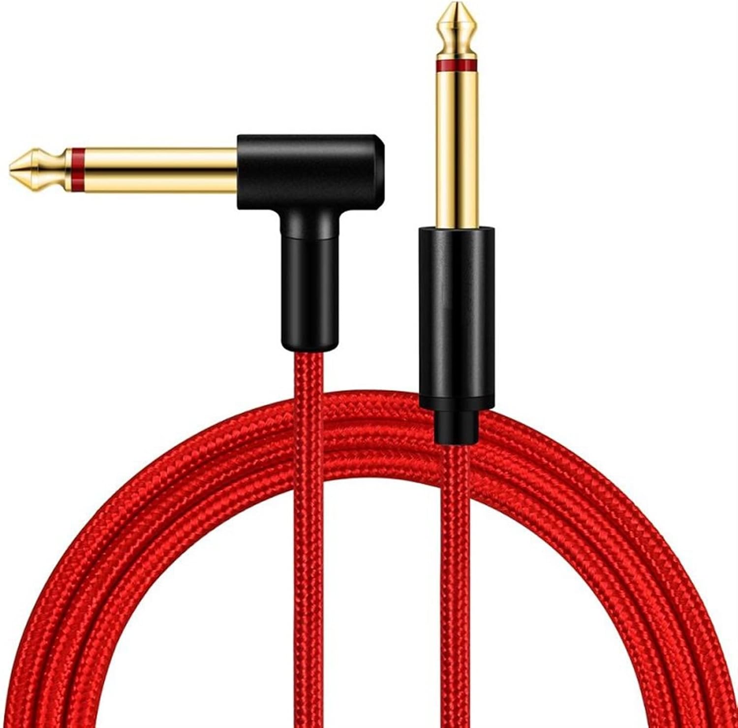Guitar Cable Guitar Cable 6.5mm to 6.5mm Cable for Electric Guitar Amplifier Speaker Guitar Cable (Color : 15m)