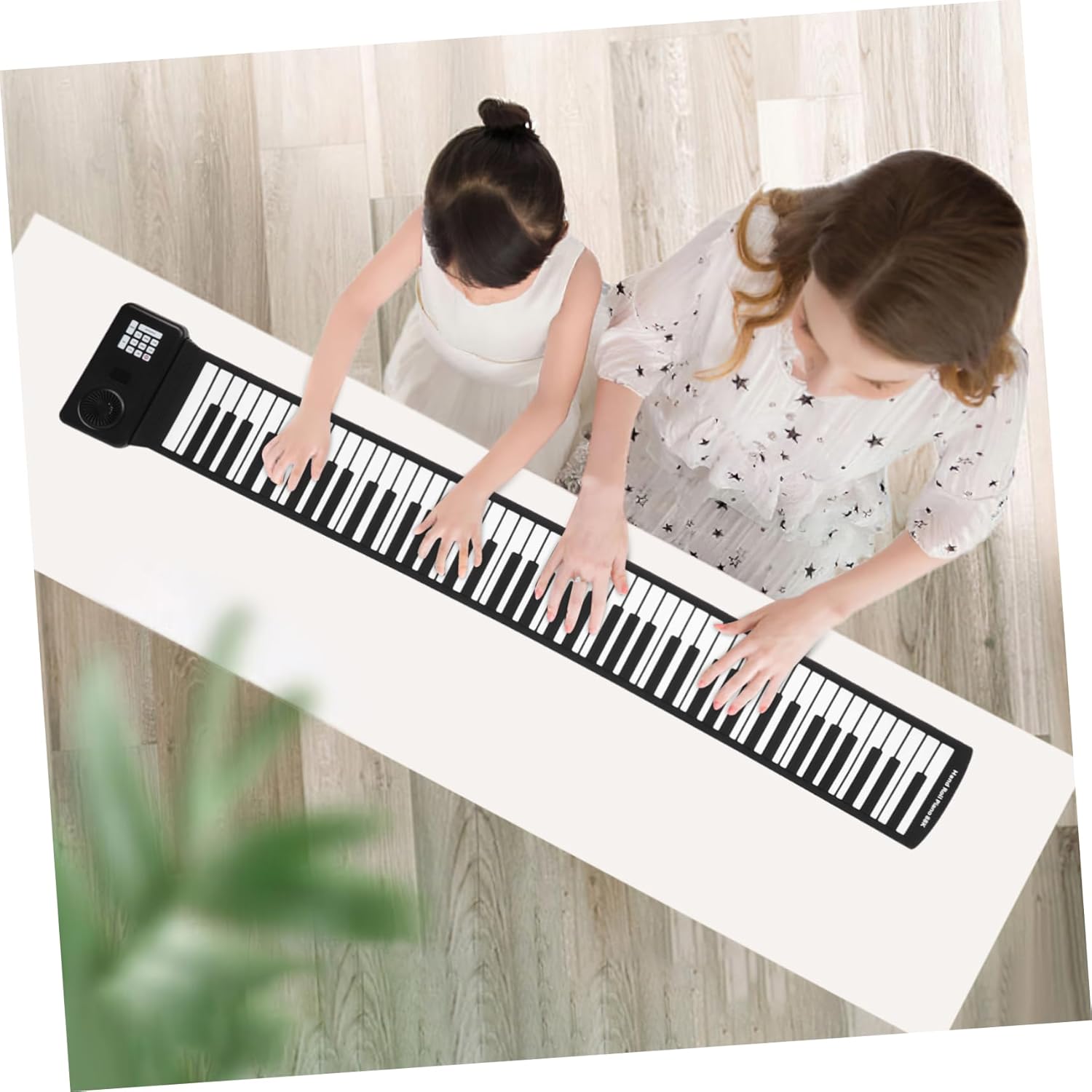 Totority Foldable Keys Silicone Electronic Piano Portable Hand Roll Keyboard Speaker for Travel Musicians and Music Practice