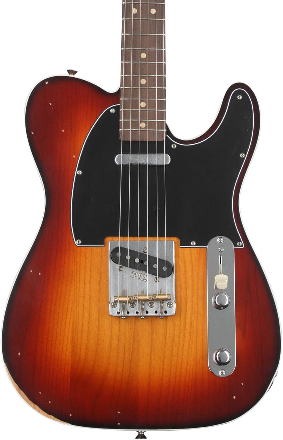 Fender Jason Isbell Custom Telecaster Electric Guitar, 3-Color Chocolate Burst, Rosewood Fingerboard