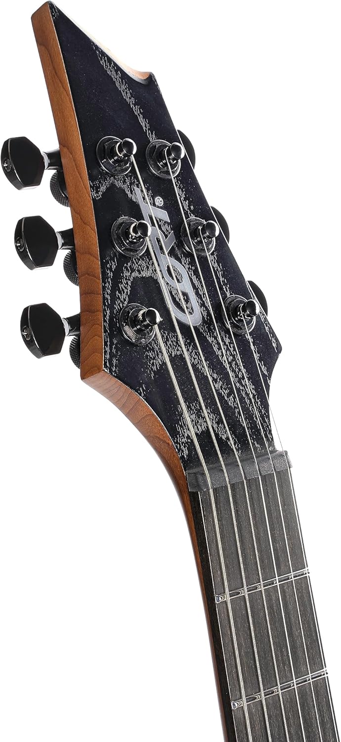 Cort KX Series 700 Evertune Electric Guitar, Open Pore Black