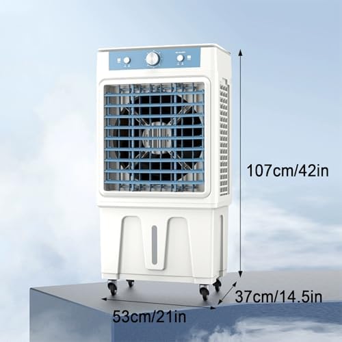 Portable Air Conditioners, Swamp Cooling Fan, 2 Modes, 3 Speeds, Fans That Blow Cold Air for Room, Bedroom, Indoor, Office(Large)