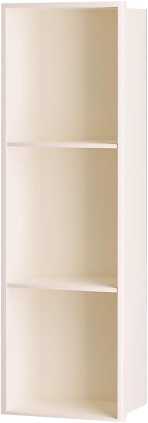 Shower Niche, Recessed Shower Cabinet WallMounted Stainless Steel Caddy Inwall Shampoo Storage Box Bathroom Organizer Cream Finish 900x280x125mmReplacement Solution