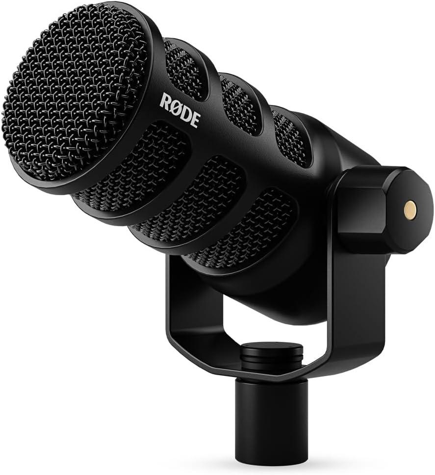 RØDE PodMic USB Versatile Dynamic Broadcast Microphone with XLR and USB Connectivity for Podcasting & DS2 Desktop Studio Arm for Microphones, Cameras, Smartphones, Lights and Other Accessories