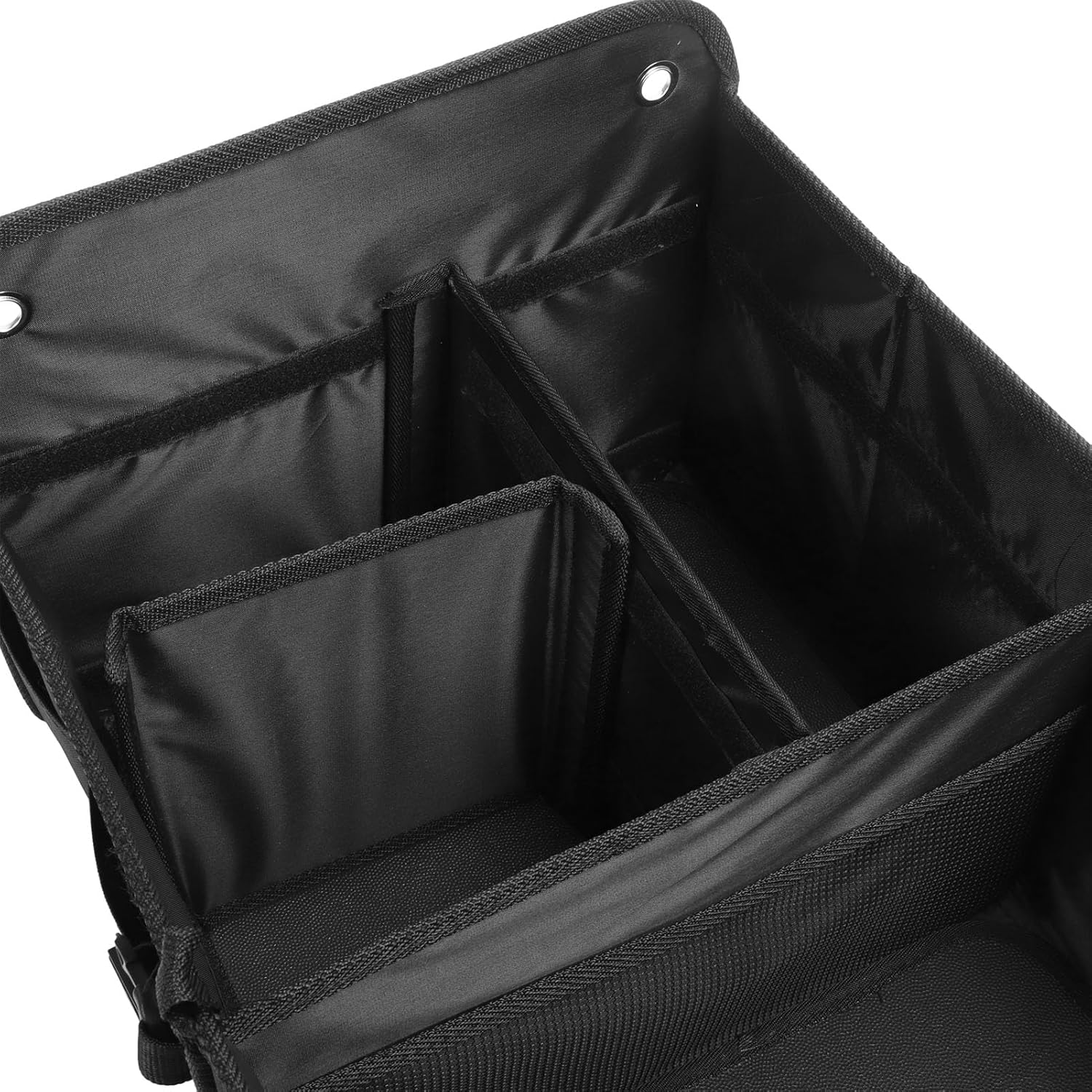 Eujgoov Collapsible Car Trunk Organizer, Flexible Storage Foldable Trunk Storage for Car, with Bottom Plate, for Groceries, Accessories Clothes, Daily Necessities