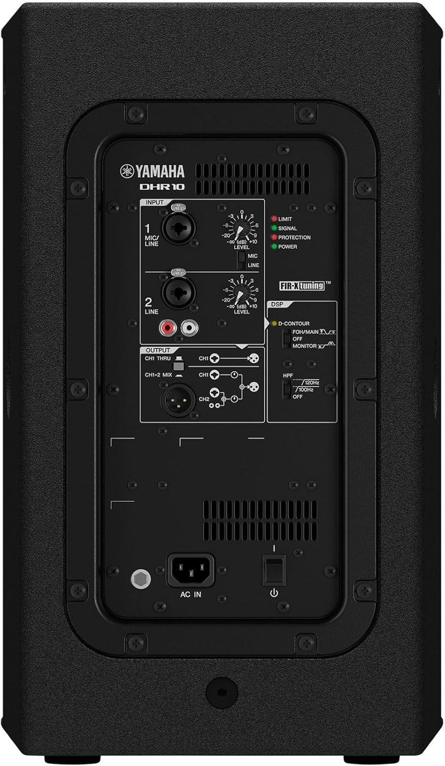 Yamaha DHR Series Powered Speaker, 700W, 10