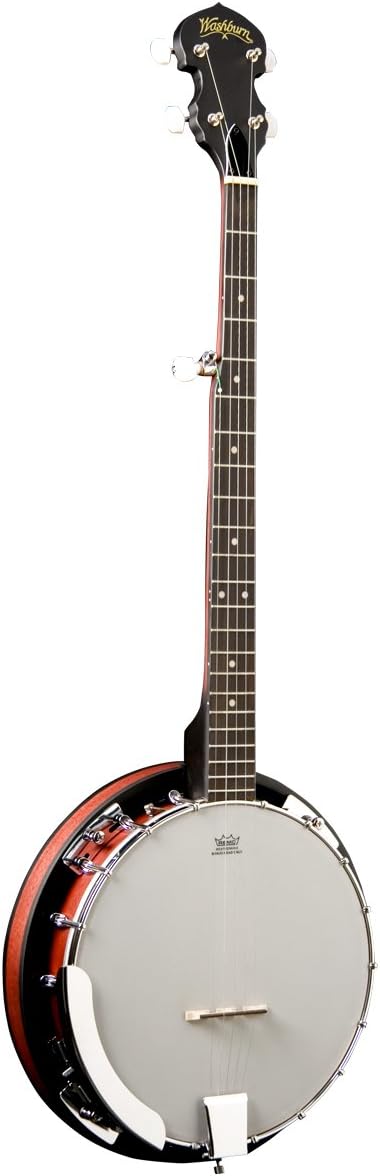 Washburn Banjo Starter Kit (Gig bag, Strap, Picks, Pitch Pipe)