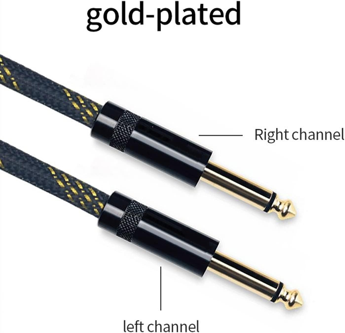 Guitar Cable Cable 6.5mm Output for Microphone Guitar Amplifier Player (Color : 0.5m)