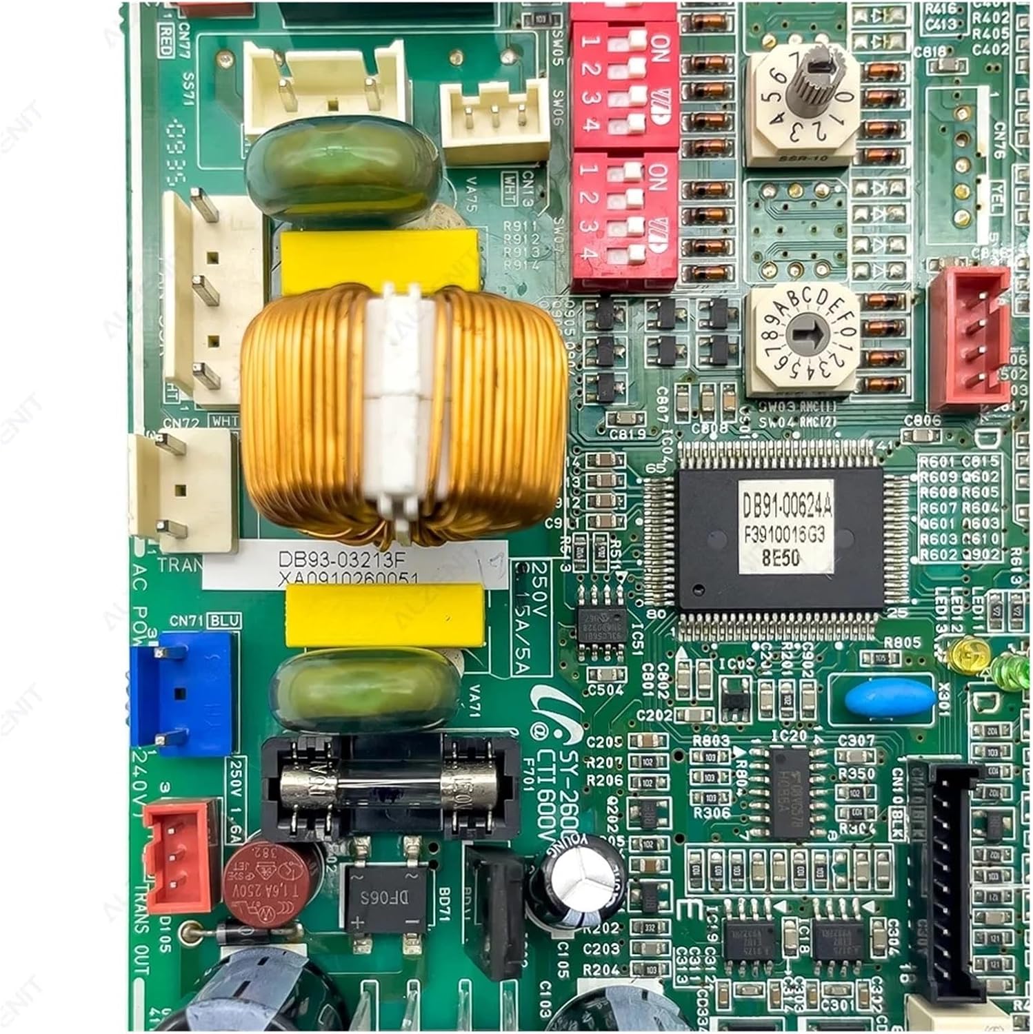 Compatible For Samsung DB93-03213F-LF DB91-00624A DB41-00364A,Air Conditioner Duct Machine Control Board PCB Conditioning Parts