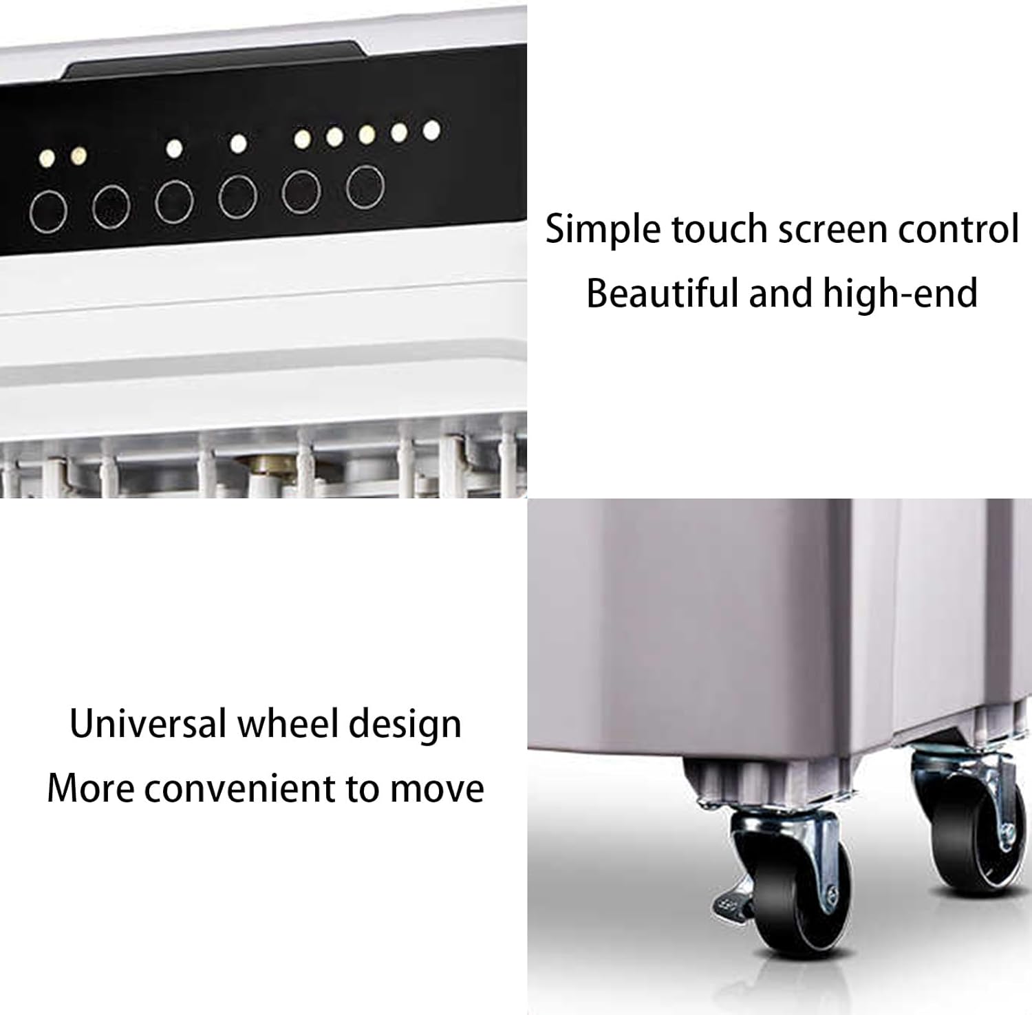 Portable Air Conditioners, 3-in-1 Evaporative Air Cooler, Swamp Coolers with Ice Pack and Timer, Portable Ac Great for Room Office(46 * 32 * 90cm)