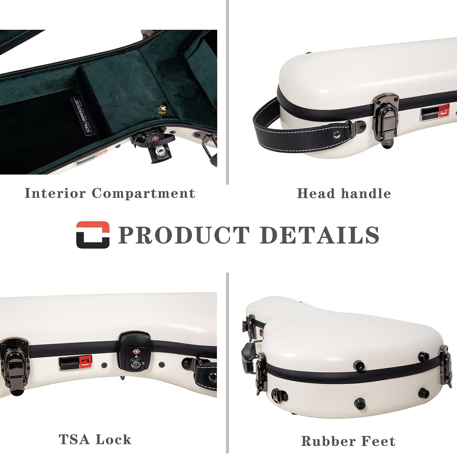 Crossrock A-Style Mandolin Case for 11