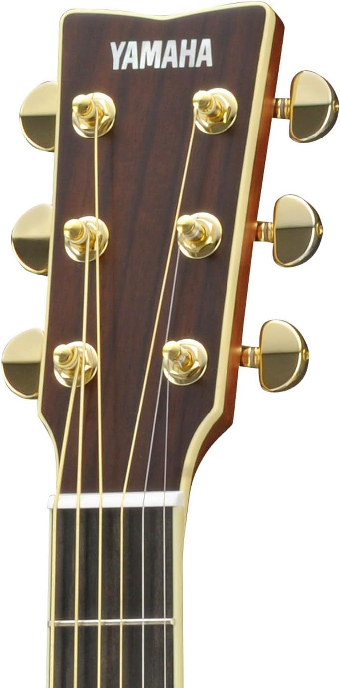 Yamaha L-Series LL16RD Solid Rosewood Acoustic-Electric Guitar w/ Case - Natural, Abalone Inlay