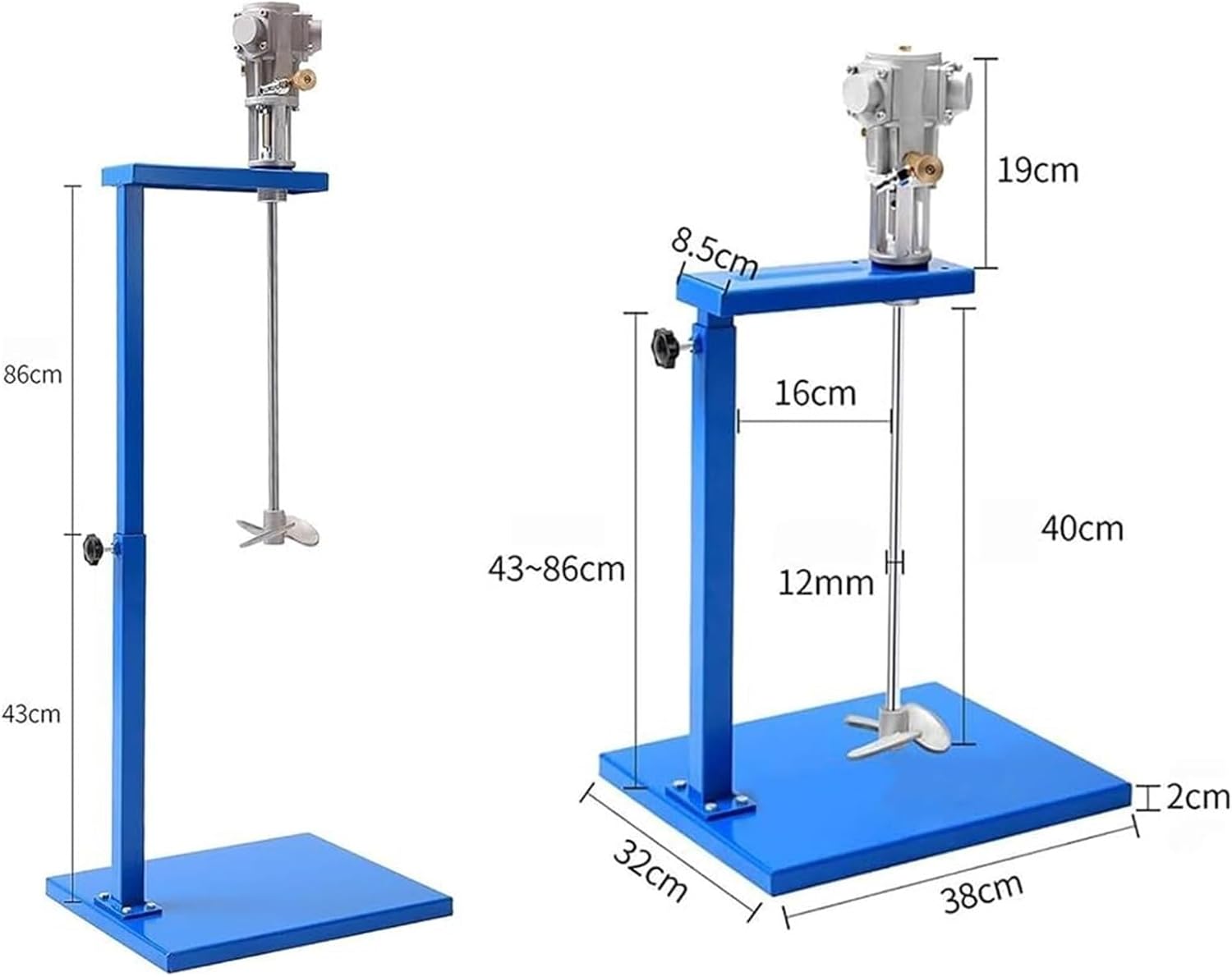 Pneumatic Paint Mixer Automatic Pneumatic Paint Mixer Machine, 5 Gallon 20L Air Agitator Blender Stirrer, Pneumatic Mixer(