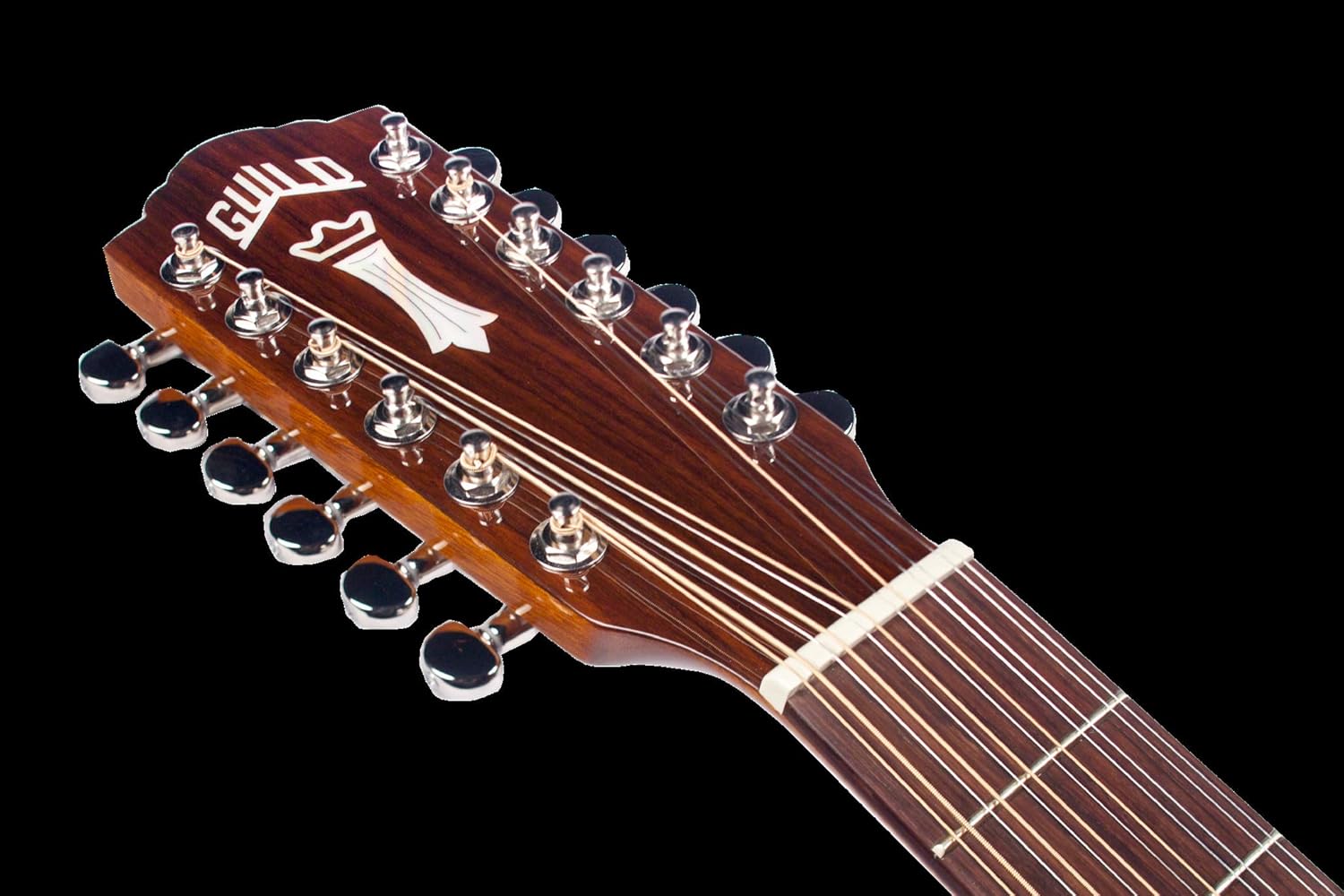 Guild Guitars D-1212 12-String Acoustic Guitar, Natural, All Solid Woods Dreadnought, Westerly Collection, with Premium Gig Bag