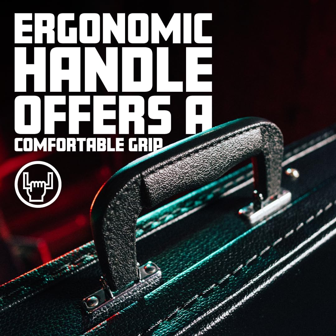 Gator Cases Hard-Shell Wood Case for Standard Electric Guitars, Fits Fender Strat/Tele Style (GWE-ELEC)