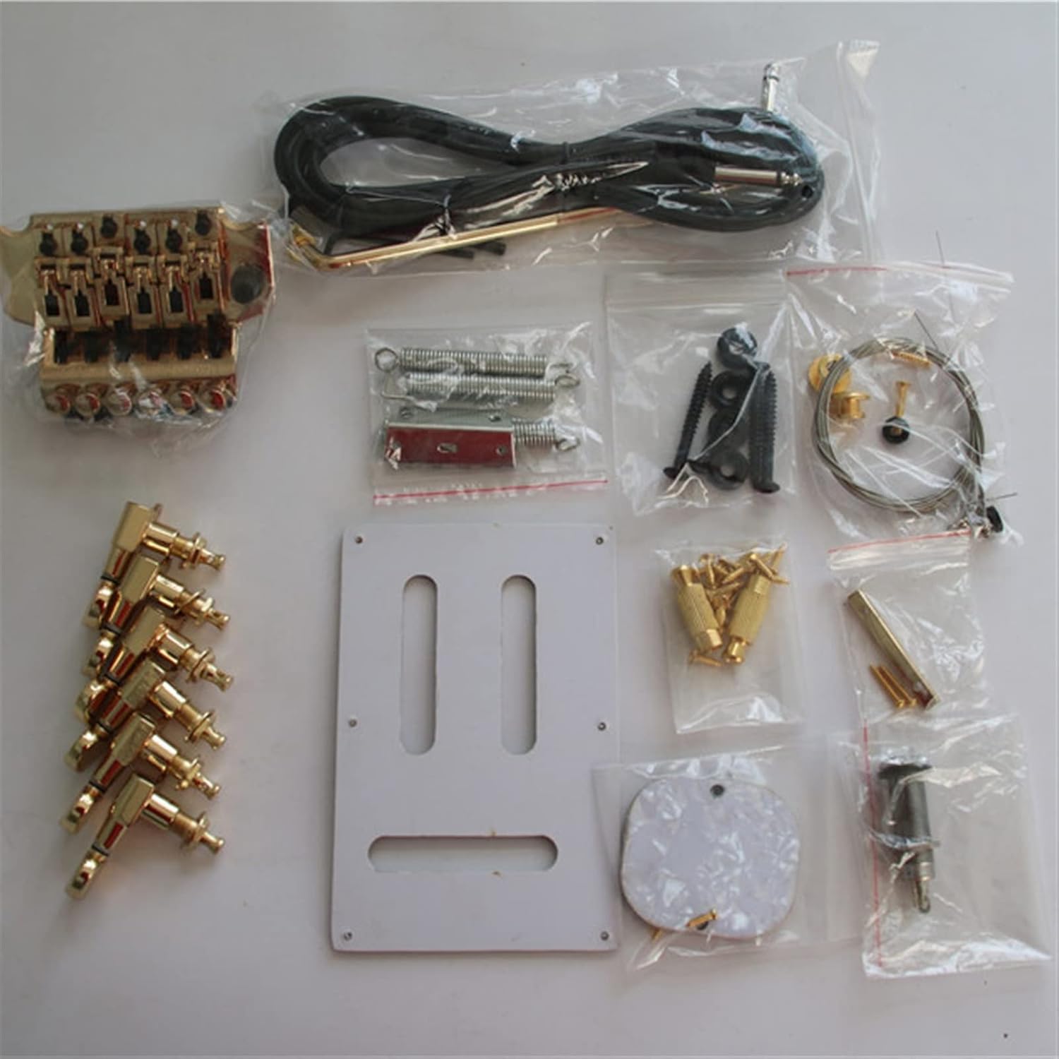 Unfinished Guitar Body Rosewood Fingerboard Maple Neck Complete DIY Electric Guitar Accessories Kit Unfinished Guitar Set