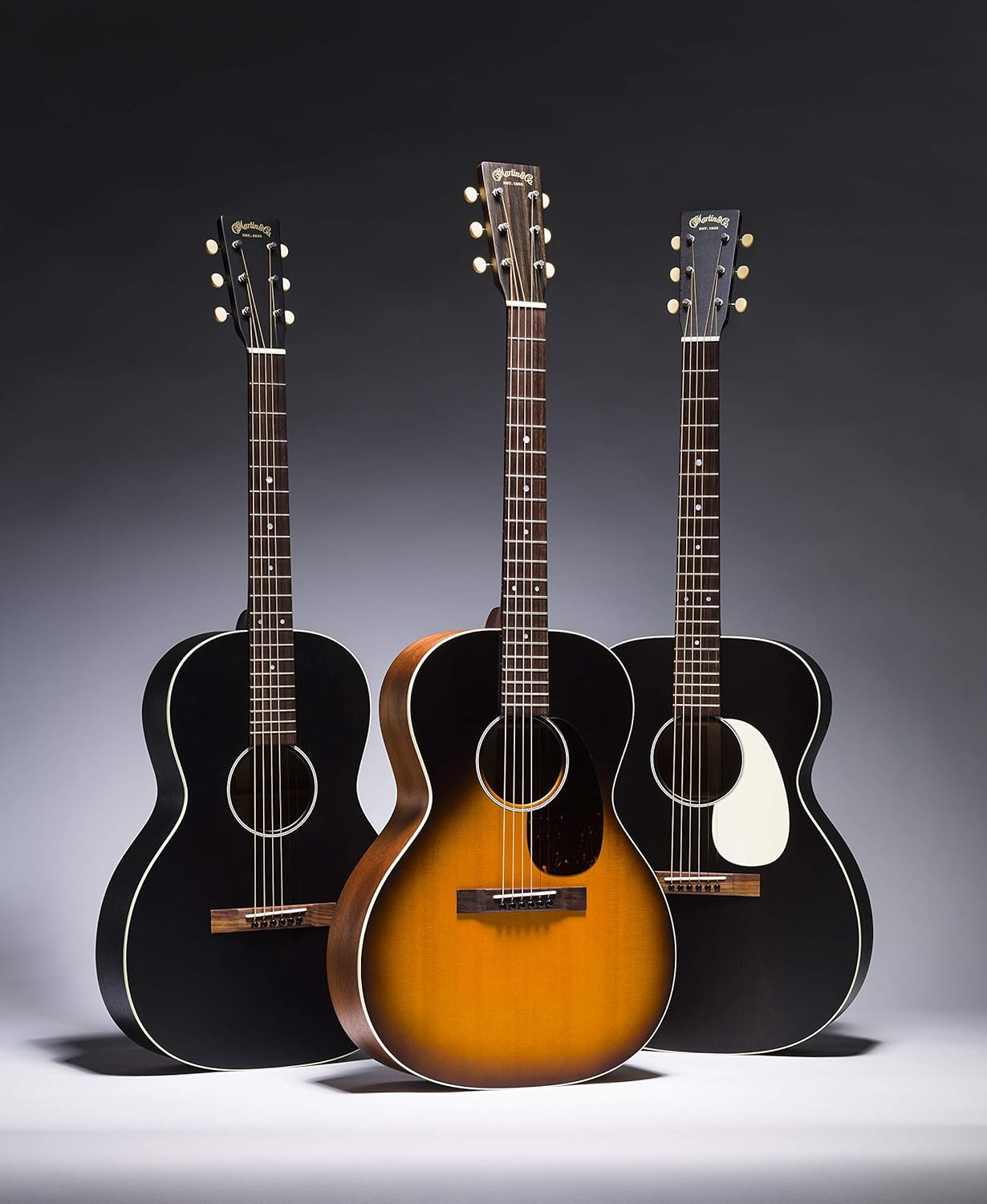 Martin Guitar 000-17 Acoustic Guitar with Hardshell Case, Sitka Spruce and Mahogany Construction, Satin Finish, 000-14 Fret and Modified Low Oval Neck Shape, Whiskey Sunset