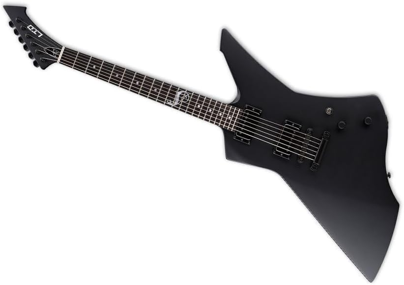 ESP Guitars LSNAKEBYTEBLKS James Hetfield Signature Series Electric Guitar, Black Satin (LSNAKEBYTEBLKS)