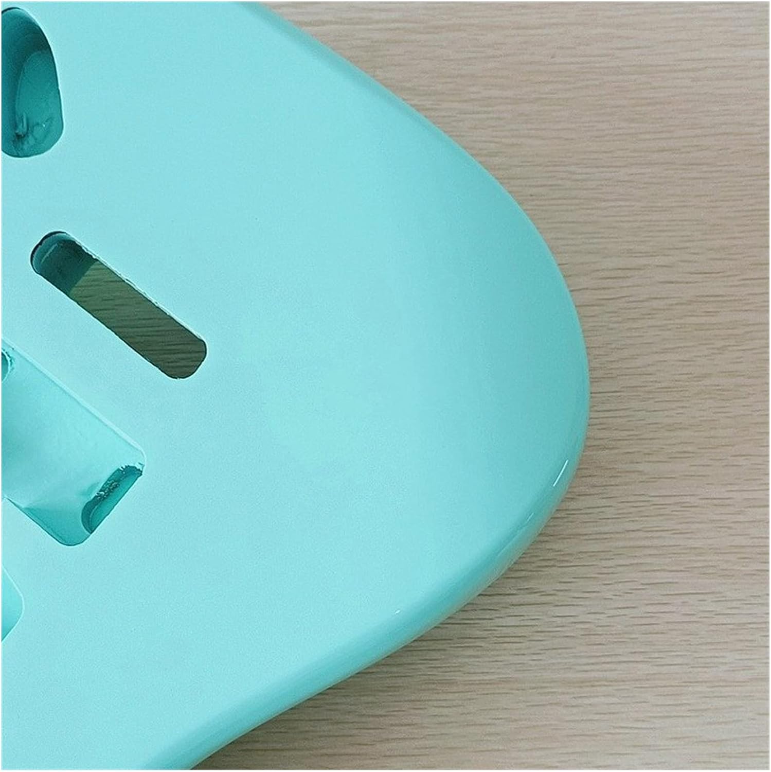 Unfinished Guitar Kit Light Green Poplar Electric Guitar Body Guitar Barrel Guitar Parts for Electric Guitar Handmade ​Guitar Body