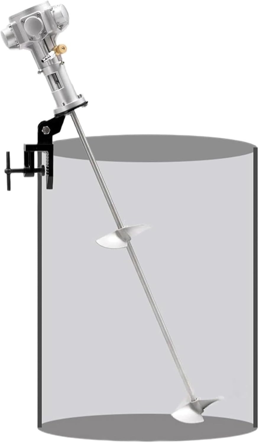55 Gallon Tank Barrel Clip Paint Stirrer, Air Agitator Ink Coating Mixing Tool, Pneumatic Agitator, 3/4HP Air Agitator Paint Mix Tool, Coatings Mixing Machine for Viscous L(