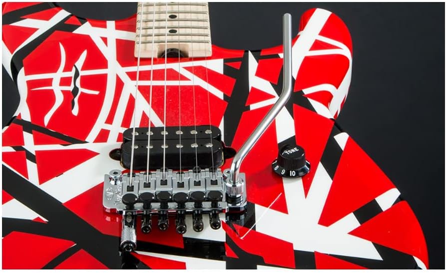 EVH Striped Series - Red with Black Stripes