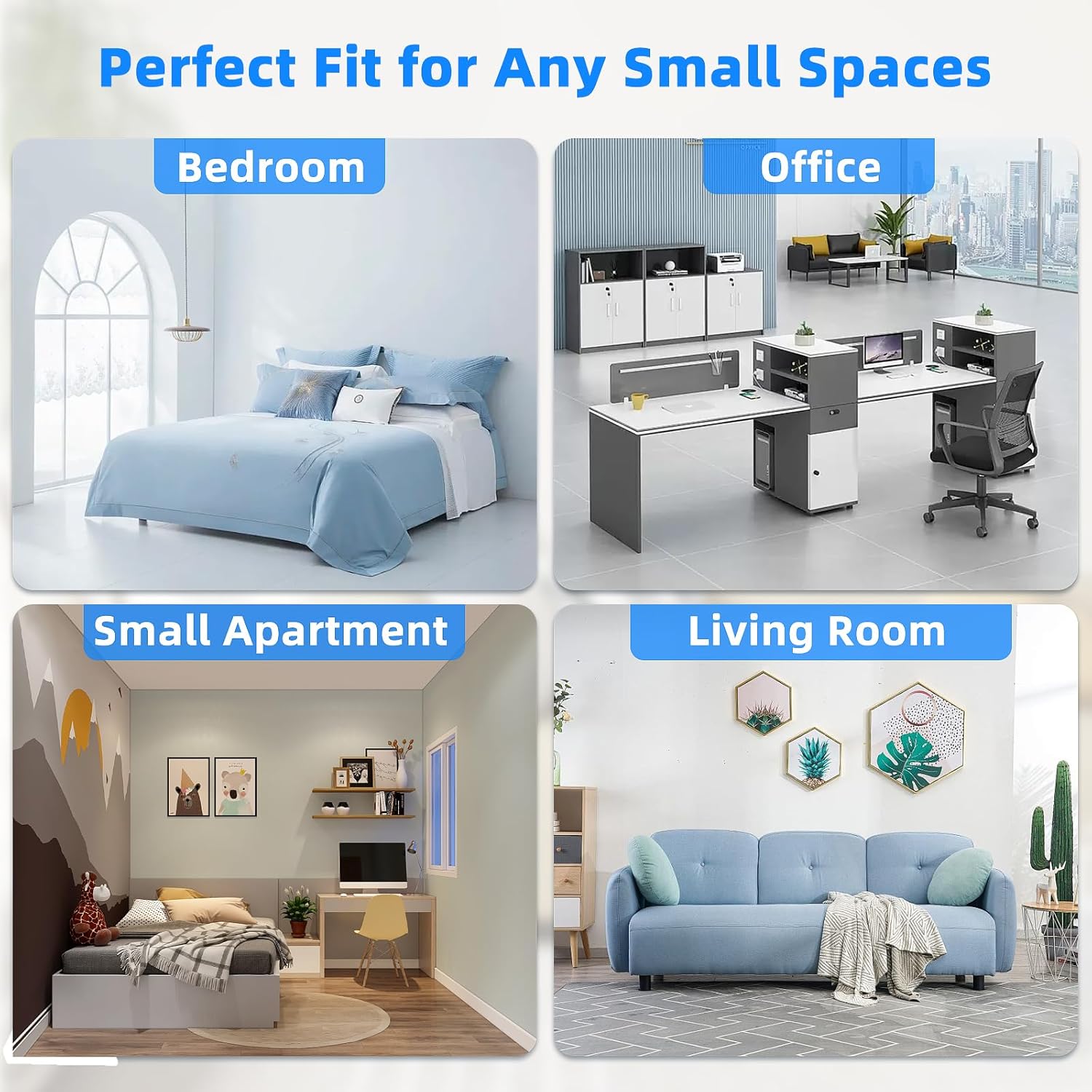 Antarctic Star 8,000 BTU Small Window Air Conditioner AC Unit Cools up to 350 Sq.Ft. with 7 Modes, Ultra-quiet Air Conditioner Window Unit with Remote Control, Easy to Install, Energy Saving, White